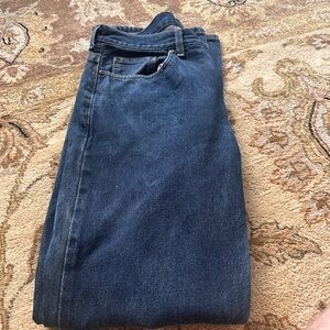 Source Unknown Deep Blue Relaxed Men's Jeans